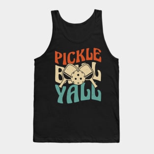 Vintage Funny Pickleball Yall Tank Top